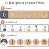 Classroom Number Line Display with Negatives | Modern Boho Rustic Tones - Miss Jacobs Little Learners