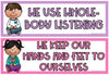 Classroom Rules Posters and Slips | Rainbow Theme - Miss Jacobs Little Learners