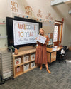 Classroom Welcome Sign | SPOTTY BOHO Theme - Miss Jacobs Little Learners