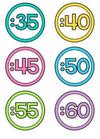 Clock Numbers Display | Rainbow Classroom Decor - Miss Jacobs Little Learners
