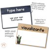 Comprehension Strategy Posters | Rustic BOHO PLANTS decor - Miss Jacobs Little Learners