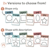 Cute Sea Life 2D Shape Posters - Miss Jacobs Little Learners