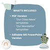 Cute Sea Life Classroom Newsletter Templates - Miss Jacobs Little Learners