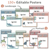 Cute Sea Life Editable Classroom Posters - Miss Jacobs Little Learners
