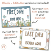 Cute Sea Life First & Last Day of School Posters - Miss Jacobs Little Learners
