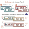 Cute Sea Life Student Desk Plates & Supply Labels - Miss Jacobs Little Learners