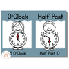 Cute Sea Life Time and Clock Posters - Miss Jacobs Little Learners