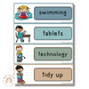 Cute Sea Life Visual Timetable - Miss Jacobs Little Learners