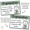 Cute Sea Life Writing Traits Posters - Miss Jacobs Little Learners