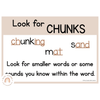 Decoding Reading Strategies Posters | Ombre Neutral English Classroom Decor - Miss Jacobs Little Learners