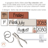 FLIP CALENDAR | BOHO VIBES CLASSROOM DECOR | DESERT NEUTRAL THEME | EDITABLE - Miss Jacobs Little Learners