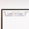 Flip Calendar | Modern Boho Plants Rustic Classroom Decor | Editable - Miss Jacobs Little Learners
