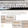 Flip Calendar | Modern Jungle | Classroom Decor - Miss Jacobs Little Learners