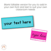 Flip Calendar | Spotty Brights Classroom Decor | Rainbow Themed | Editable - Miss Jacobs Little Learners