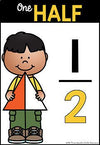 Fractions Posters | Black Strip - Miss Jacobs Little Learners
