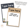Measurement Posters | Rustic BOHO PLANTS decor - Miss Jacobs Little Learners