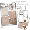 Meet the Teacher | SPOTTY NEUTRALS | Editable - Miss Jacobs Little Learners