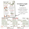 Meet the Teacher Templates | Australiana Classroom Decor | Australian Flora and Fauna | Miss Jacobs Little Learners | Editable