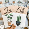 Modern Boho Plants Alphabet Posters | Rustic Boho Classroom Decor - Miss Jacobs Little Learners