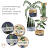 Modern Boho Plants Door Display | Editable Rustic Classroom Decor - Miss Jacobs Little Learners