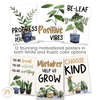 Modern Boho Plants Motivational Classroom Posters | Positive Affirmation Posters - Miss Jacobs Little Learners