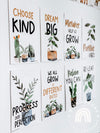 Modern Boho Plants Motivational Classroom Posters | Positive Affirmation Posters - Miss Jacobs Little Learners