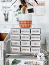 Modern Boho Plants Teacher Toolbox Labels | Editable Rustic Neutral Decor - Miss Jacobs Little Learners