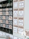 Modern Boho Rustic 2D & 3D Shape Posters | Neutral Classroom Decor | Editable - Miss Jacobs Little Learners