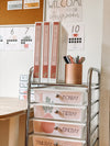 Modern Boho Vibes 10 Drawer Trolley Labels | Editable - Miss Jacobs Little Learners