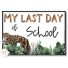 Modern Jungle First Day of School Sign - Miss Jacobs Little Learners