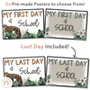 Modern Jungle First Day of School Sign - Miss Jacobs Little Learners