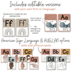 Neutral Boho Rainbow Alphabet Posters with Australian School Fonts - Miss Jacobs Little Learners
