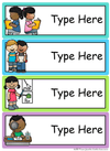 NSW Font Visual Timetable | Editable | Rainbow Brights | Aussie Fonts - Miss Jacobs Little Learners