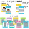 Number Posters with Ten Frames | Rainbow Classroom Decor - Miss Jacobs Little Learners