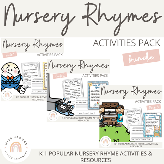 Nursery Rhymes Activities Bundle