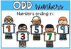 Odd and Even Number Posters | Rainbow Classroom Decor - Miss Jacobs Little Learners