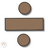 Ombre Neutrals Large Math Symbols - Miss Jacobs Little Learners