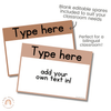 Parts of Speech Posters | Ombre Neutral English Classroom Decor - Miss Jacobs Little Learners
