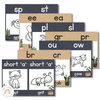 Phonics Posters | Rustic BOHO PLANTS decor - Miss Jacobs Little Learners