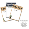 Place Value Posters | Rustic BOHO PLANTS decor - Miss Jacobs Little Learners