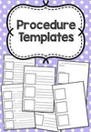 Procedural Text Writing Templates - Miss Jacobs Little Learners
