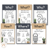 Recount Posters | Rustic BOHO PLANTS decor - Miss Jacobs Little Learners