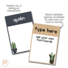 Recount Posters | Rustic BOHO PLANTS decor - Miss Jacobs Little Learners