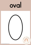 Shape Posters | DESERT NEUTRAL | Boho Vibes Classroom Decor - Miss Jacobs Little Learners