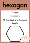 Shape Posters | DESERT NEUTRAL | Boho Vibes Classroom Decor - Miss Jacobs Little Learners
