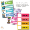 Simple Brights Rainbow Classroom Decor Bundle | EDITABLE - Miss Jacobs Little Learners