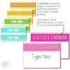 Simple Brights Rainbow Classroom Decor Bundle | EDITABLE - Miss Jacobs Little Learners