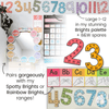 Skip Counting | Multiples Large Number Display | Rainbow | Spotty Brights Classroom Decor - Miss Jacobs Little Learners