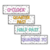 SPOTTY BRIGHTS | CLOCK NUMBER LABELS - Miss Jacobs Little Learners
