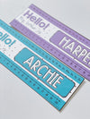 SPOTTY BRIGHTS | STUDENT NAME & GOALS PLATES | EDITABLE - Miss Jacobs Little Learners